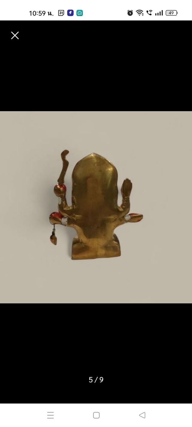 พระแม่กาลีลิ้นทอง งานอินเดีย รูปที่ 4