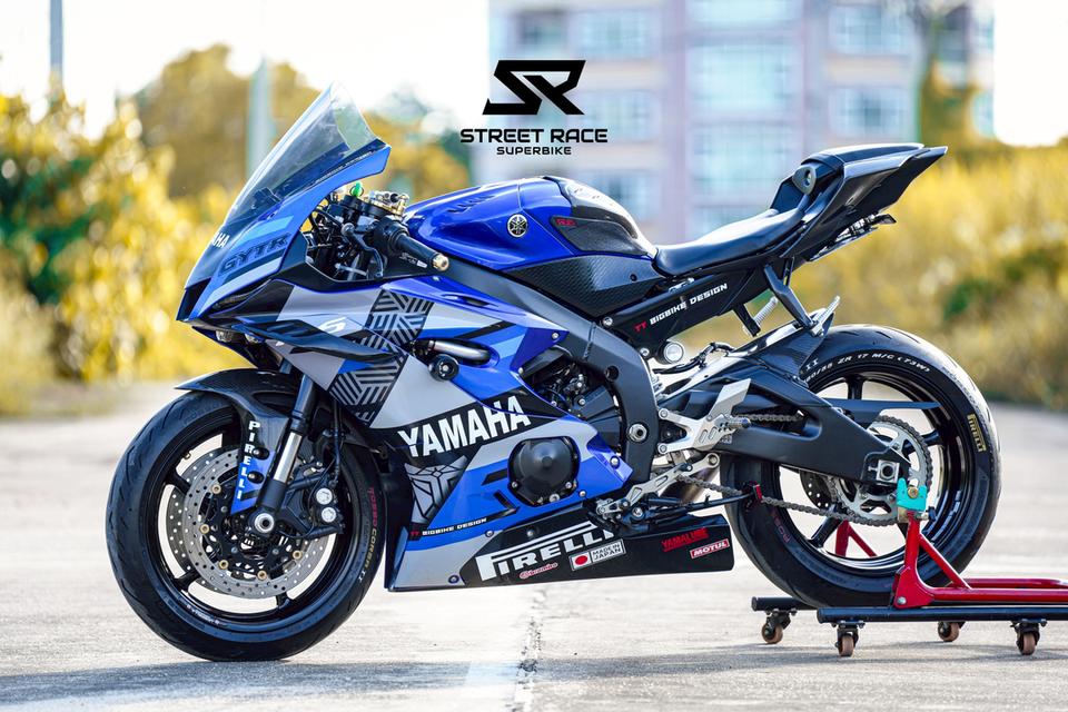 2021 Yamaha yzf-r6 น้ำเงิน รถปี 2021 รถสวย มือเดียว ของแต่งท่วมๆ 19
