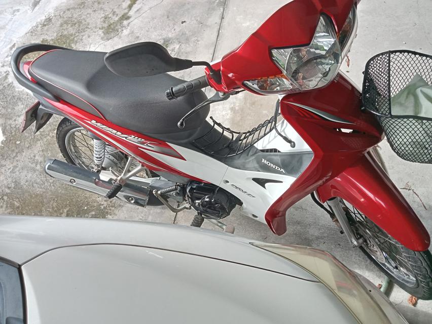 Wave110i 2012 สีเเดงขาว