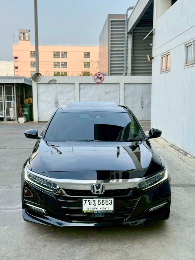 HONDA ACCORD 2.0 HYBRID TECH TOP 2019 สีดำ ประหยัด มือเดียว รูปที่ 2
