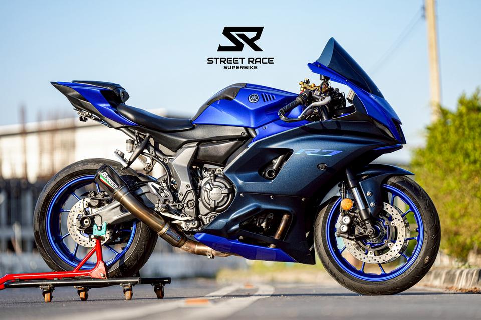 🔥 yamaha r7 ปี 2022 | สีน้ำเงิน สปอร์ตจัด พร้อมขี่ ท่อไทเทเนียมลั่นเท่! 🔥 4