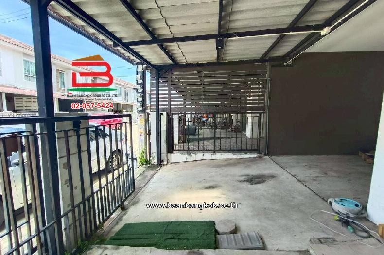 ทาวน์โฮม โครงการ พฤกษาวิลล์ 56 (ถนนบางเตย 3-5) เนื้อที่ 25.2 ตร.ว (ใกล้เซ็นทรัลศาลายา) ตำบลบางเตย อำเภอสามพราน นครปฐม