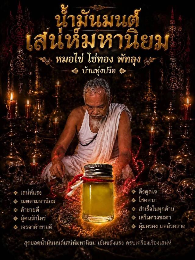 น้ำมันมนต์มหาเสน่ห์อาจารย์ไข่