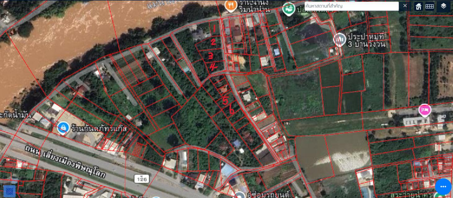 ด่วน! ขายที่ดินในเมืองพืษณุโลก ห่างมหาลัยนเรศวรเพียง 5 กม.เหลือ 6 ล็อคสุดท้าย 2