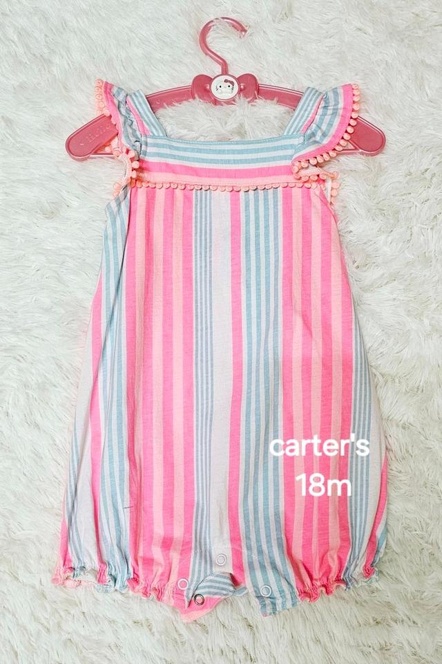 เสื้อผ้าเด็ก จั้มสูท เอี๊ยม แบรนด์ Carter's ไซส์ในภาพ ส่งต่อมือสอง สภาพใหม่ ไม่มีตำหนิ
