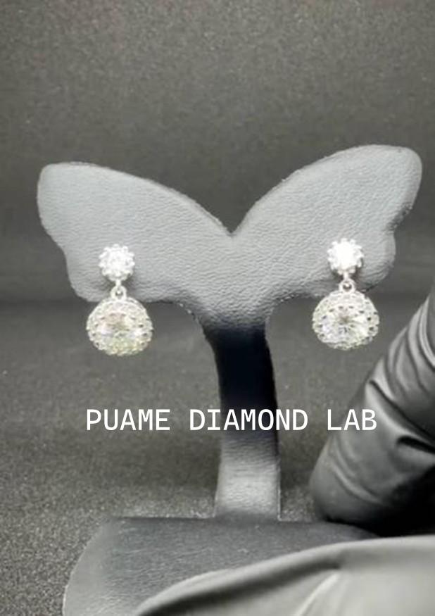 ต่างหูเพชร ดีไซน์โดดเด่น งานผีมือละเอียดประณีต ราคาสบายกระเป๋า พร้อมใบรับประกันสินค้าทุกชิ้น - ปุอามี่ Diamond Lap Rama2 (083-2469526) 2