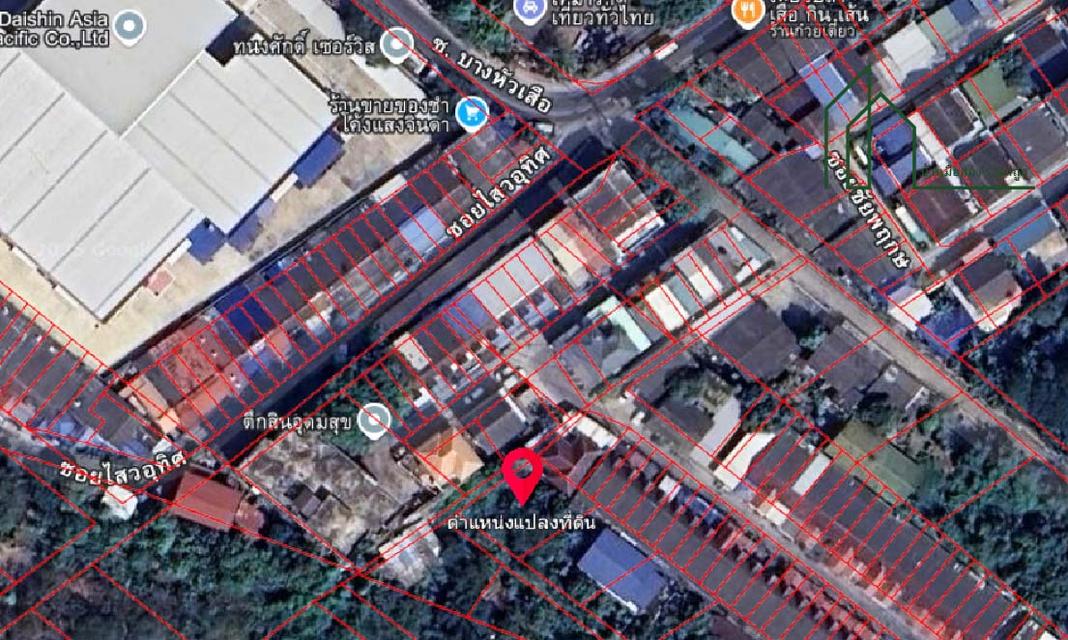 ที่ดินเปล่า บางหัวเสือ 75 ตรว. ใกล้วัดสวนส้ม พระประแดง