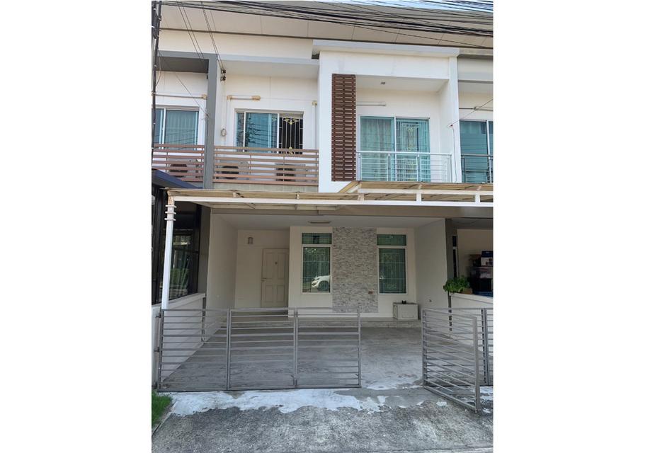 หมู่บ้านฮาบิทาวน์ วัชรพล ให้เช่าทาวน์โฮม 2 ชั้น 25 ตารางวา 3 ห้องนอน 2 ห้องน้ำ ถนนเมนติดสวน ใกล้ทางด่วนรามอินทรา-อาจณรงค์ 1