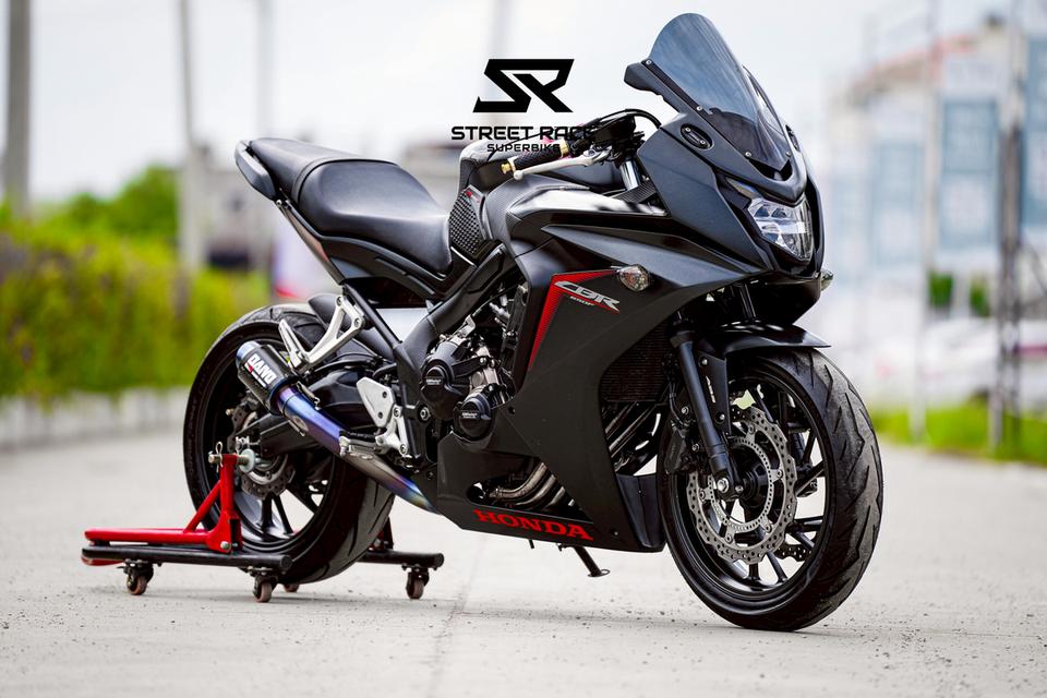 2018 Honda cbr 650f ปี 2018 สีดำ ทรงเท่ ของแต่งพอมี! 14