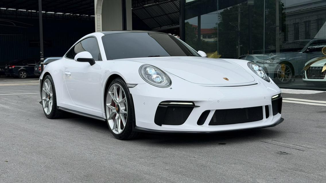 Porsche 911 Carrera S (991.2) 2017 แต่งเต็มสุด ตัวรถสีเหลือง wrap สีขาว รูปย่อยที่ 3