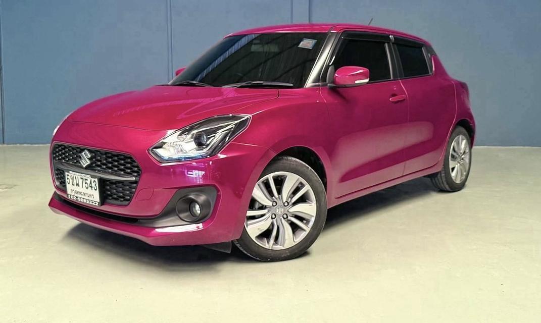 Suzuki Swift 1.2 GLX Top Minorchange ปี 2022รถสีเดิม เบาะดำ วิ่งน้อยสุดๆ สภาพป้ายแดง🔴สีแดง Fervent Red Pearl (