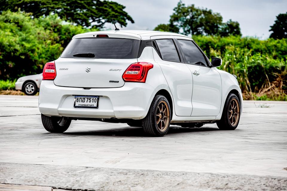 SUZUKI SWIFT 1.2 GLX Navi ปี 2019 ปุ่มสตาร์ ท๊อปสุด สีขาว
