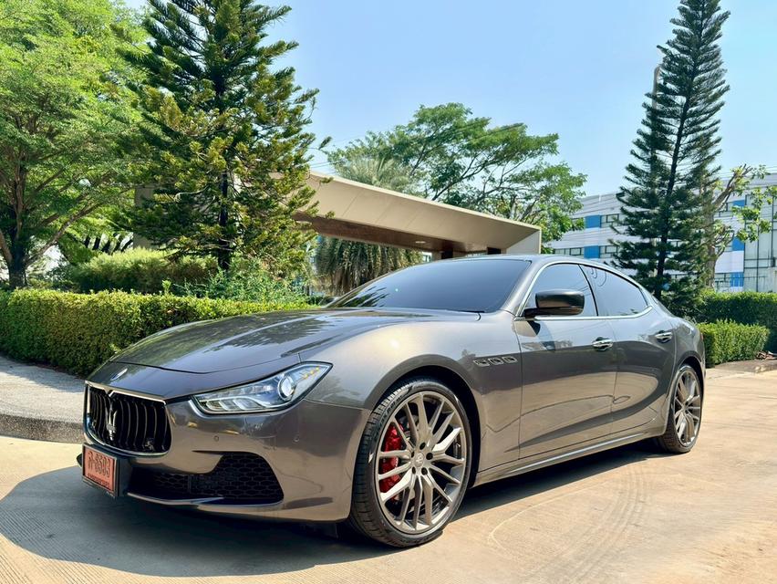 Maserati Ghibli S 2015 สีเทา รถสวย ขับดีมาก ราคาถูกมาก รูปย่อยที่ 1