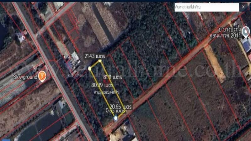 ที่ดินเปล่า 4 ไร่ แบ่งขายได้แปลงละ 1 ไร่ บางปะกง - ฉะเชิงเทรา ราคาถูก 9