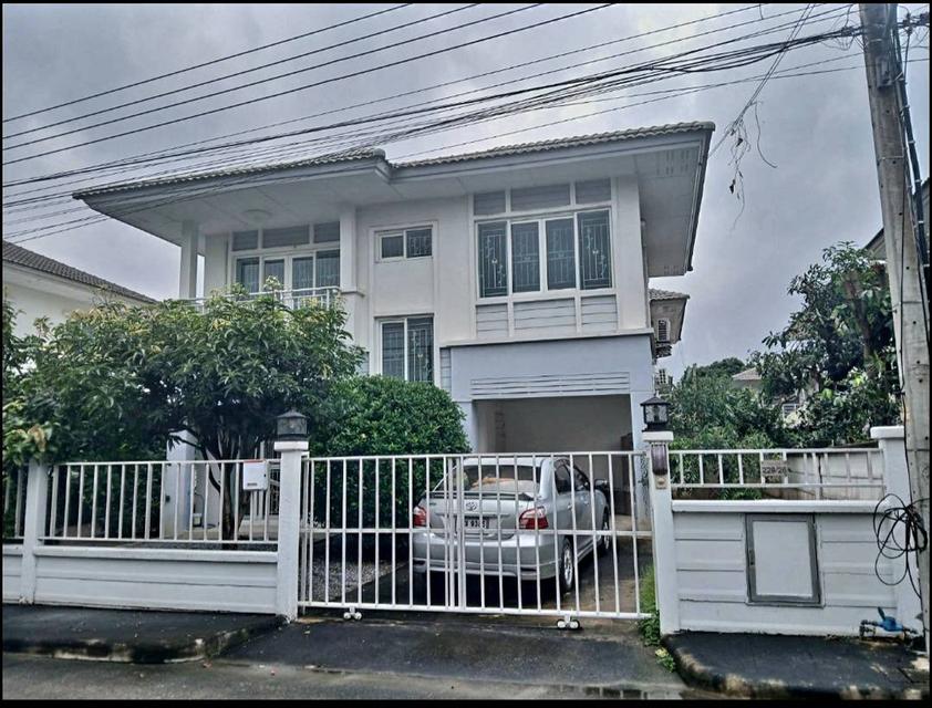 ให้เช่าบ้านเดี่ยว 2 ชั้น : 56 ตรว.  3 ห้องนอน 3 ห้องน้ำ ถนนบ้านกล้วย-ไทรน้อย บางบัวทอง นนทบุรี ตรงข้ามสนามเด็กเล่น ฟิตเนต สวนสาธารณะหมู่บ้าน 1