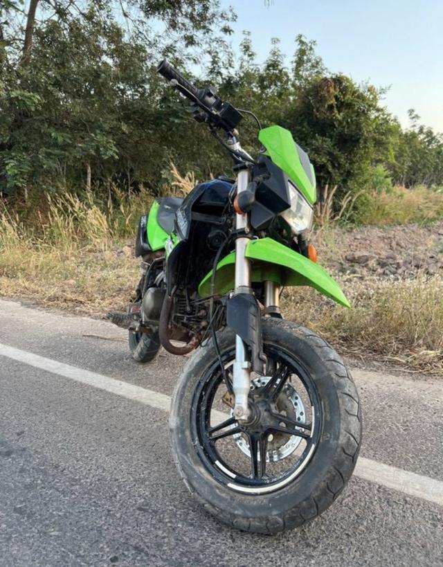 Kawasaki ksr110 สีเขียว