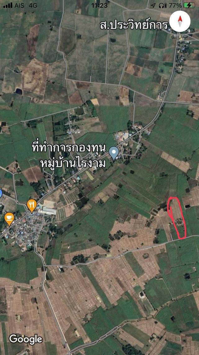 ขายที่ดินครุฑแดง 14ไร่ 1งาน ติดถนน ใกล้ชุมชน ท่าม่วง กาญจนบุรี สนใจโทร 062 348 5132 2