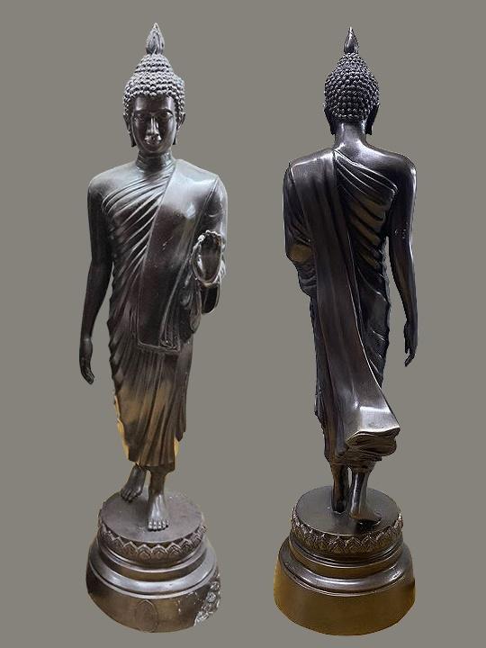 พระพุทธรูป25ศตวรรษ พระบูชา25ศตวรรษ สูง21นิ้ว ทองเหลือง