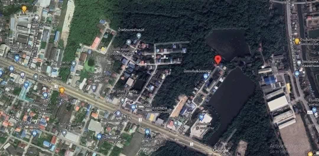 ที่ดินเปล่าริมน้ำ คลองด่าน มีต้นไม้ใหญ่ 8