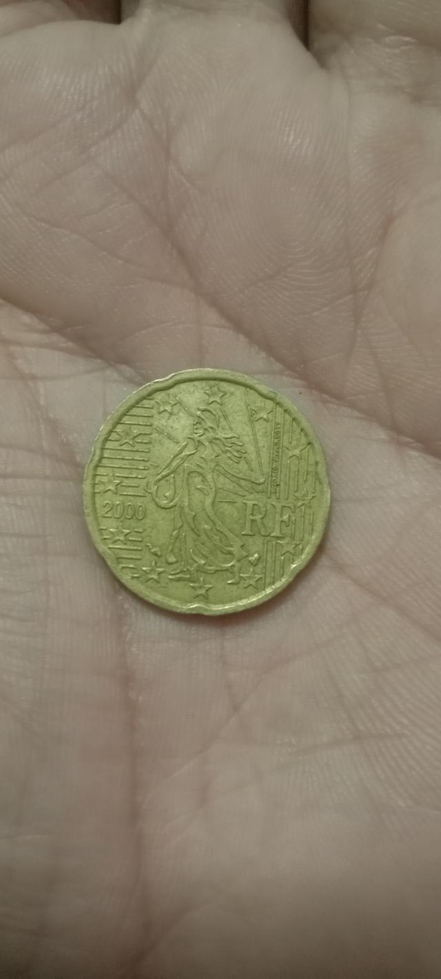 RARE 2000 France 0.20 euro cent coin 4