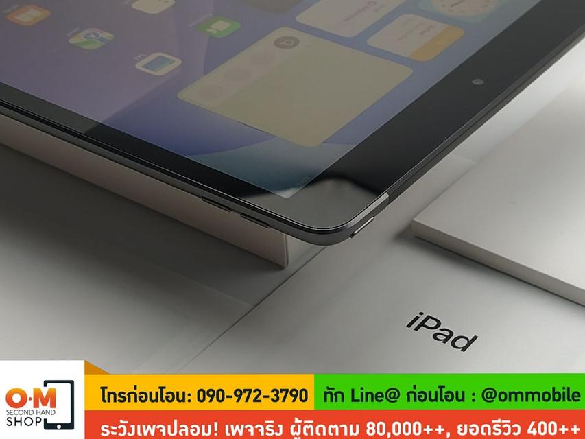 ขาย/แลก iPad Gen9 64GB Cellular + Wifi Space Gray ศูนย์ไทย สภาพสวยมาก ครบกล่อง เพียง 8,990 บาท  8