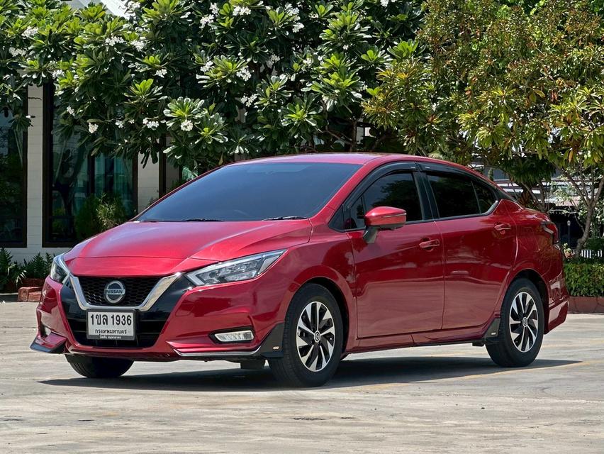 รหัสรถ PAT1936 Nissan Almera 1.0 VL Turbo A/T ปี 2021 สีแดง