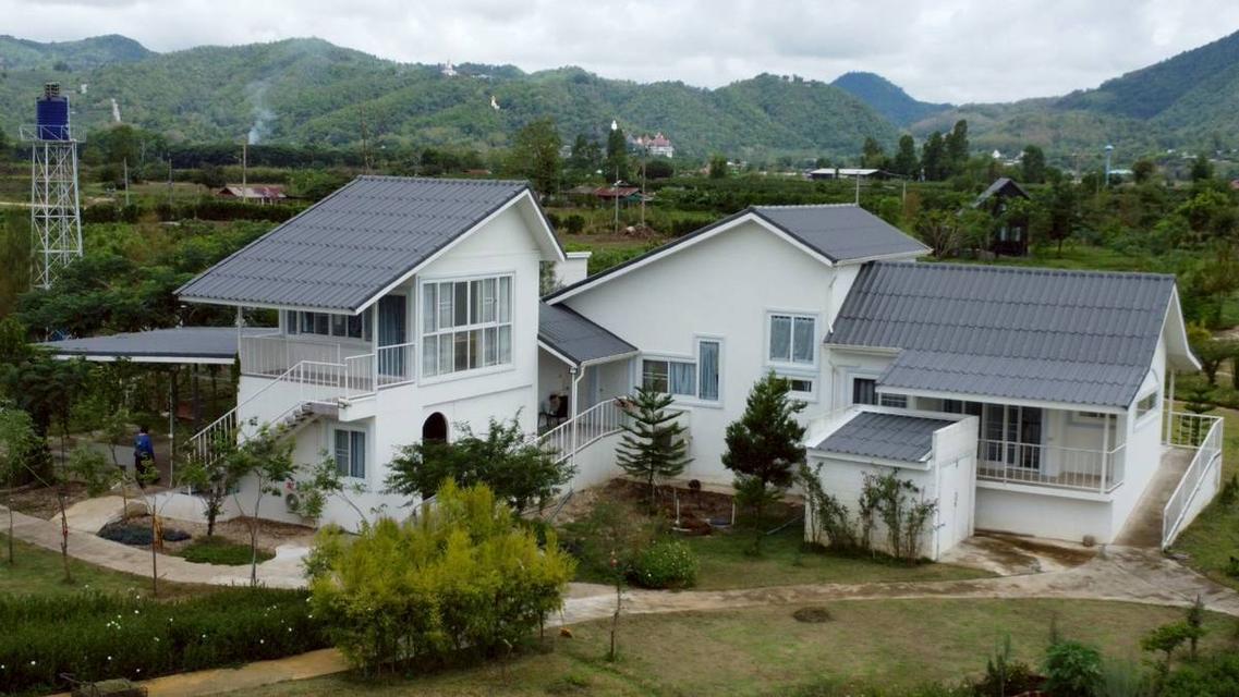 ขายบ้านพักตากอากาศ พื้นที่ 10-2 ไร่ วิวเขาล้อมรอบ เงียบสงบ ตรงข้ามวัดท่าตอน จ.เชียงใหม่  2