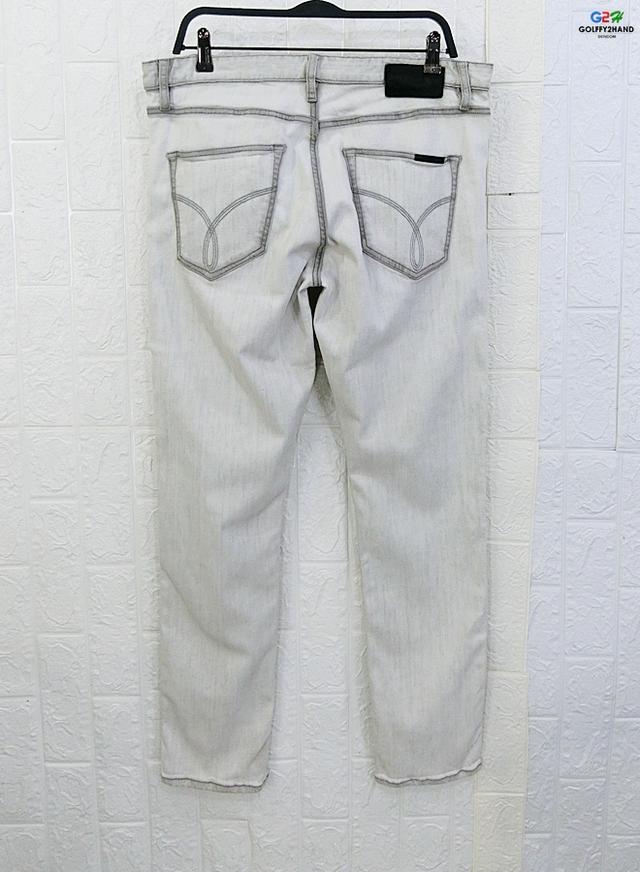 CKJ Calvin Klein Jeans แท้ เอว35 กางเกงยีนส์DENIMขายาวคลาสสิกสปอต 4