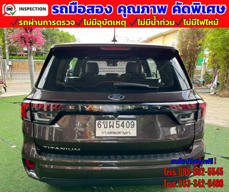 🔴ปี2025 Ford EVEREST 2.0 Titanium+ 4WD. 🔴มี Sunroof 🔴ไมล์แท้ 28,xxxกม. 🔴ยังมีรับประกันศูนย์ ถึง2029