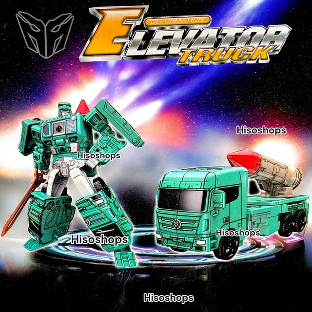 DEFORM ELEVATOR TRUCK 6 in 1 หุ่นยนต์แปลงร่างเป็นรถบรรทุก พร้อมรวมร่างได้ 6 ใน 1 หลากหลายแบบ งานเท่ห์มาก