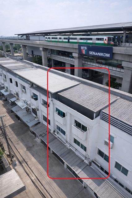 BTS เสนานิคม 310ม. ใกล้ Major รัชโยธิน 900ม.ให้เช่าอาคารพาณิชย์ 4 ชั้น 2 คูหา ทำเลพหลโยธิน 8นอน 4น้ำ 32 ตร.ว.400ตร.ม. 2