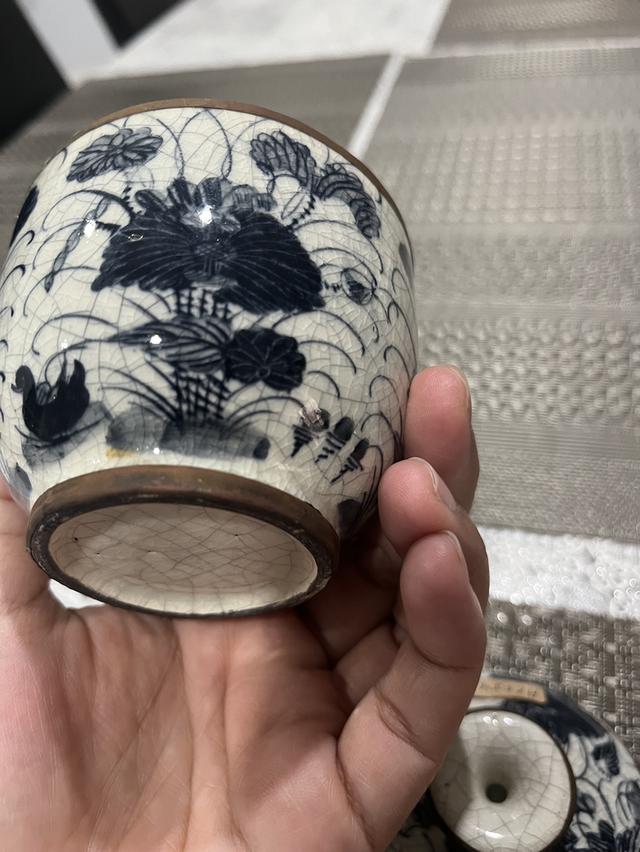 ถ้วยพร้อมฝาของฝาทองเหลือง ตามภาพ รูปที่ 5