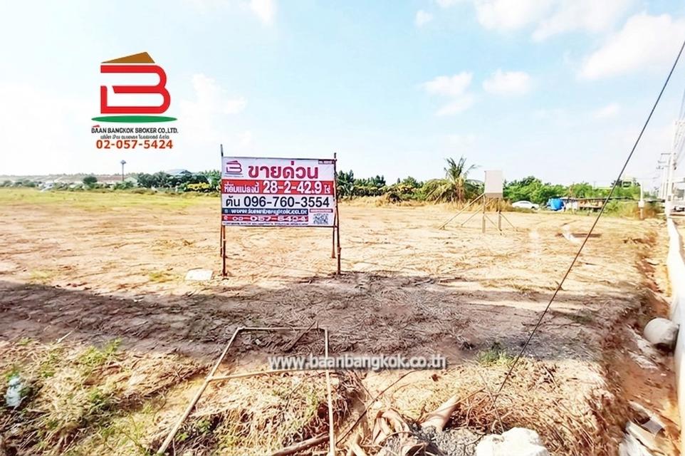 ที่ดินเปล่า ติดถนนสาย ปท.3004 (ลำลูกกา-คลอง 7) เนื้อที่ 28-2-42.9 ไร่ ใกล้สามแยกไฟแดง เส้น 3004 อำเภอลำลูกกา จังหวัดปทุมธานี 2