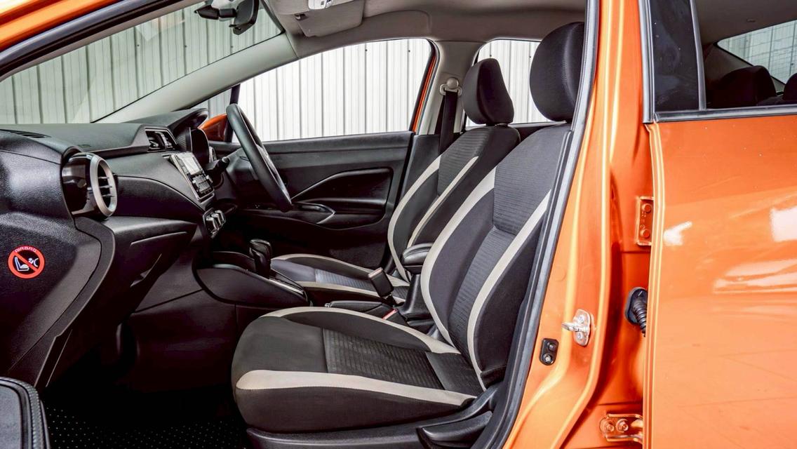 NISSAN ALMERA 1.0 EL ปี 2021 สีส้มโฉม ปี19-ปัจจุบัน รูปที่ 12