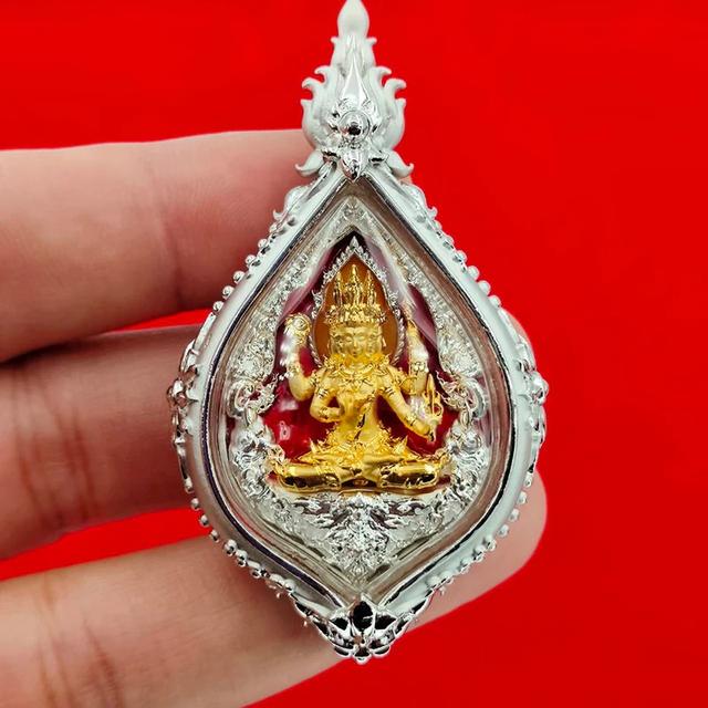 Phra Phrom Deva “Kochasan” Large Edition Amulet with Jewelry Waterproof Casing 8