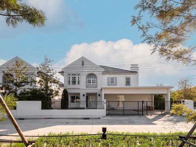 PB5533 ให้เช่าบ้านเดี่ยว แปลงมุม โครงการ villagio 3 ศรีนครินทร์-บางนา หน้าบ้านหันทิศเหนือ 1
