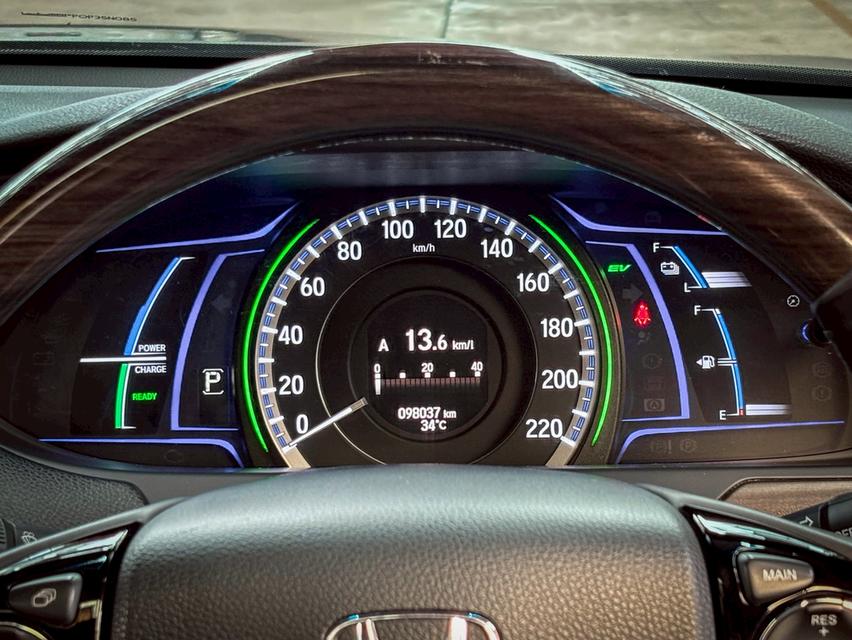HONDA ACCORD 2.0 HYBRID TECH ปี2016รถบ้านแท้ ตัวท็อปสุดของรุ่น ไมล์น้อย 9