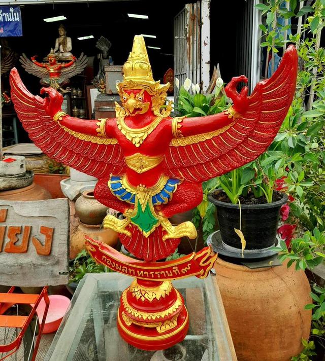 พญาครุฑ ครุฑตั้งบูชา รุ่นทหารราบที่9 ขนาด65ซม 3