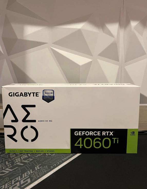  GIGABYTE GEFORCE RTX 4060 TI AERO OC 8G