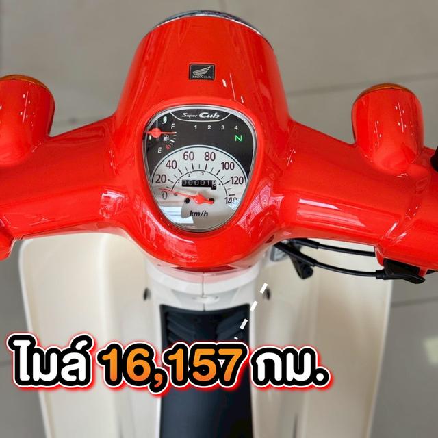 Super Cub ปี 2019 สีส้ม-ขาว คลาสสิกสายเท่ ขี่เล่นก็ได้ ขี่จริงก็ดี