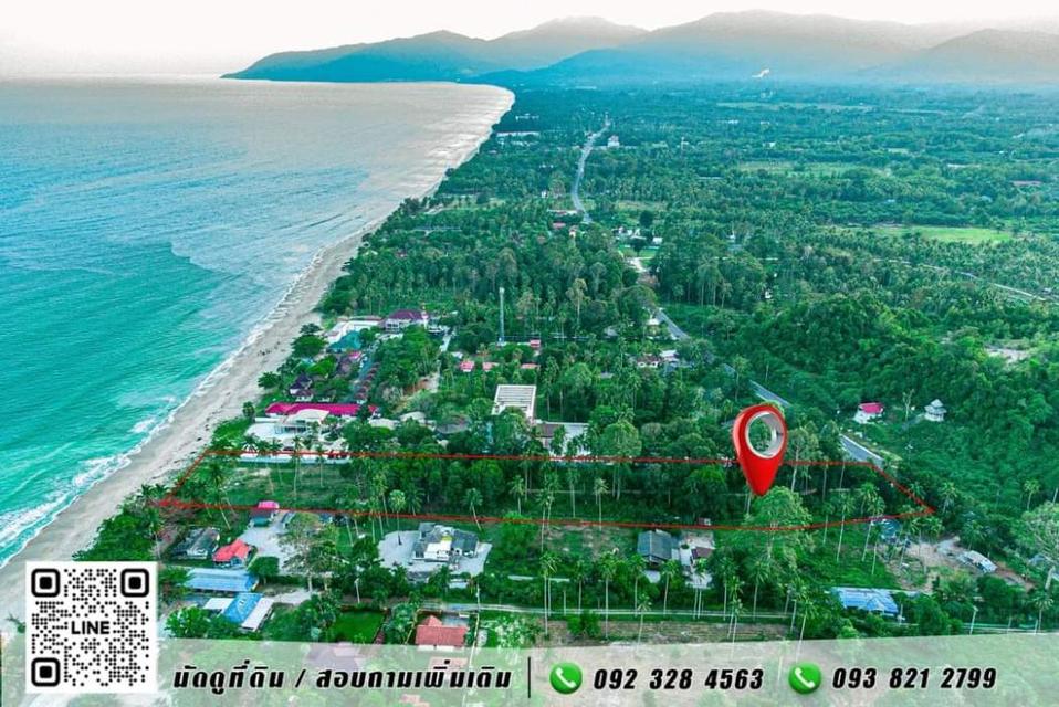 ขาย ที่ดิน ขายที่ดินติดทะเล ติดถนนลาดยาง ติดกับ Luxtalay khanom hotel ,ขนอมรีสอร์ท ,เพิ่มสุข รีสอร์ท Permsuk Resort  6 ไ 2