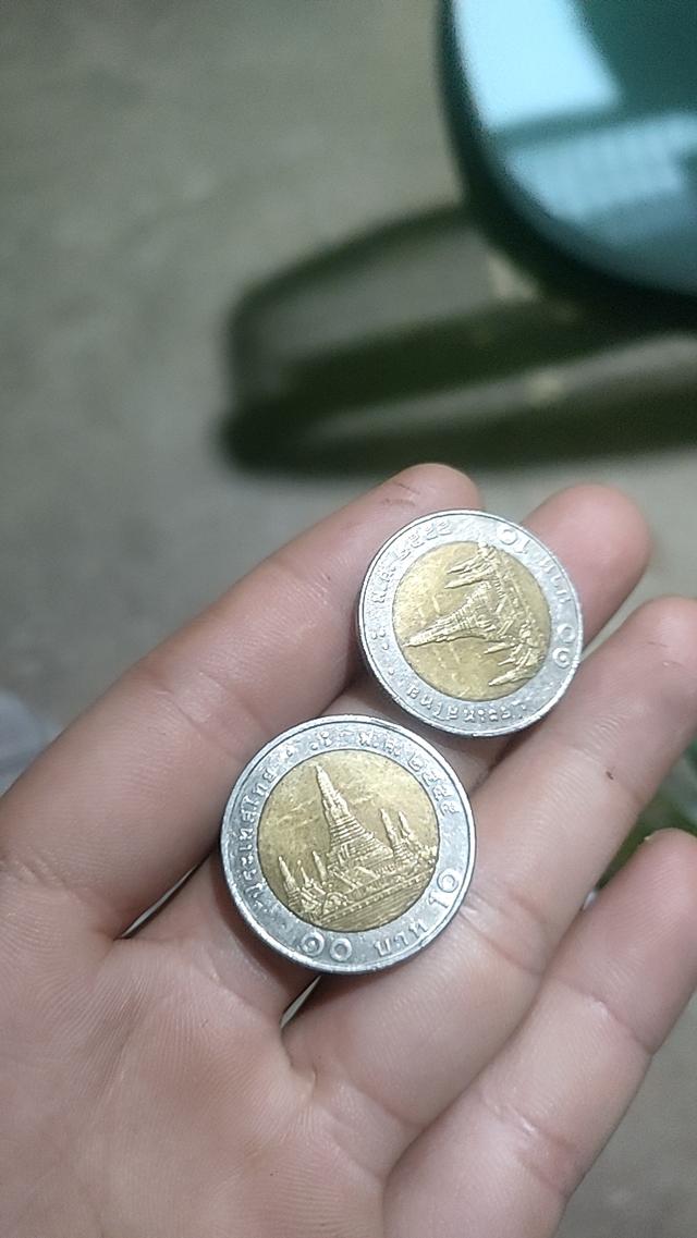 เหรียญ10ปี2555 เหรียญ1ปี2540 เหรียญ5ปี2547
