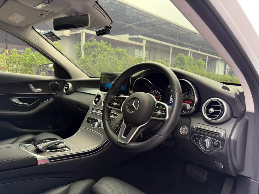 Benz C220d AV Facelift 2020 สีขาว เข้าศูนย์ Benz ตลอดทุกระยะ รูปที่ 8