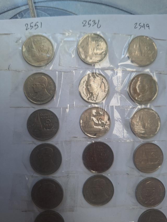 เหรียญบาท ปี51 49 36 49 39 6