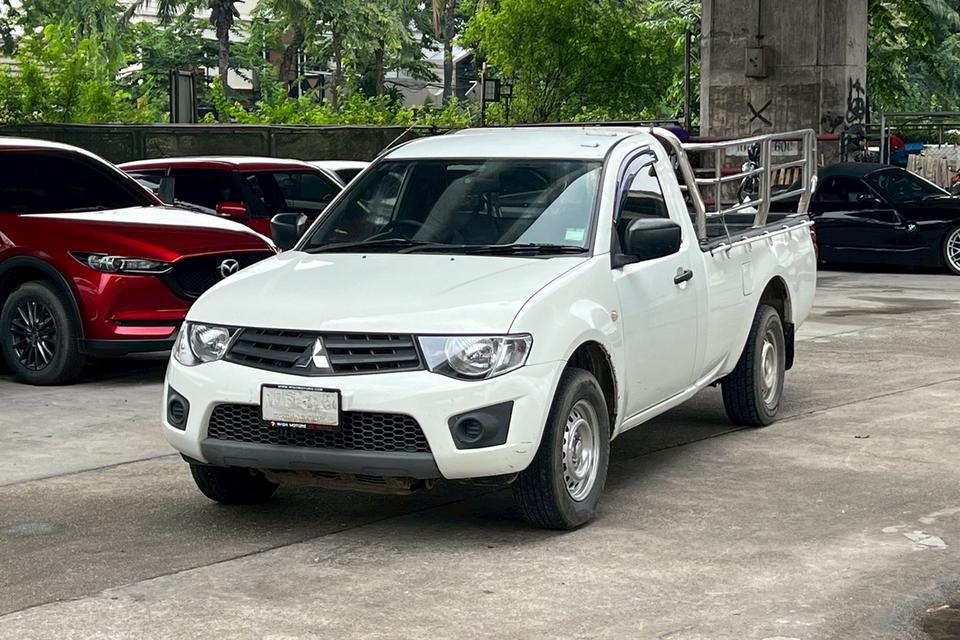 MITSUBISHI TRITON SINGLE CAB 2.4 CNG MT ปี 2014 (ถอดแก๊สแล้ว) รถกระบะหัวเดี่ยว