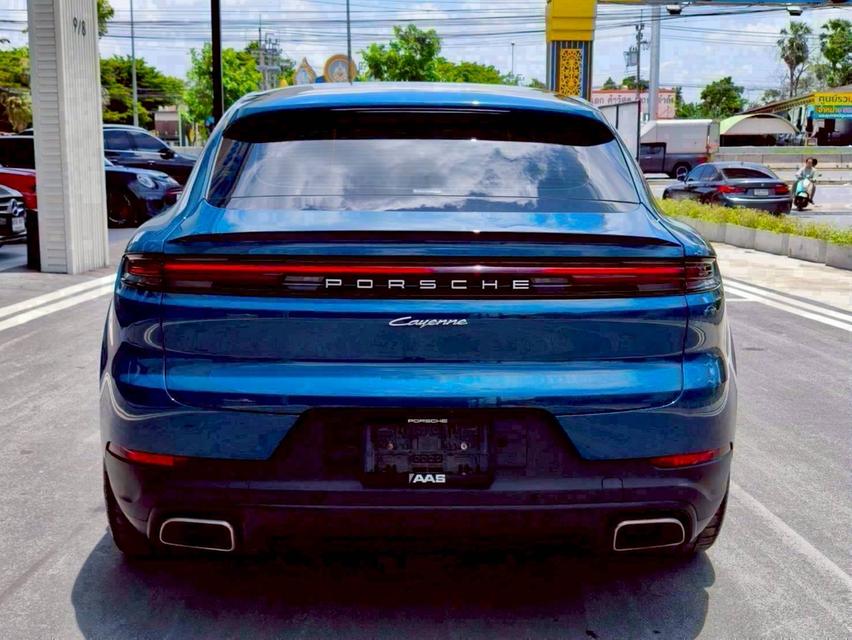 รหัสรถ KPV53 2025 PORSCHE CAYENNE 3.0 HYBRID COUPE สีใหม่ Moonlight Blue 15