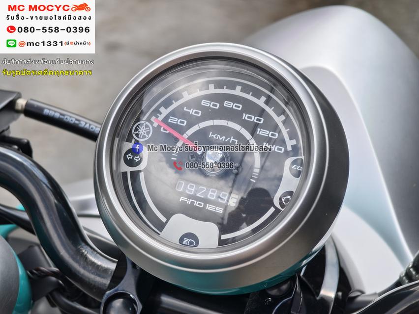 Fino 125i 2023 เลขไมล์9000โล รถบ้านแท้มือเดียว เครื่องท่อเดิมอุปกรณ์ติดรถมีครบ NO1259 6