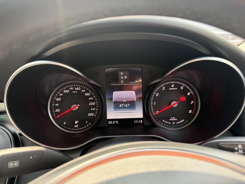 2018 BENZ C350E มือเดียวป้ายแดง เช็คศูนย์ตลอด ไมล์น้อย รูปที่ 11