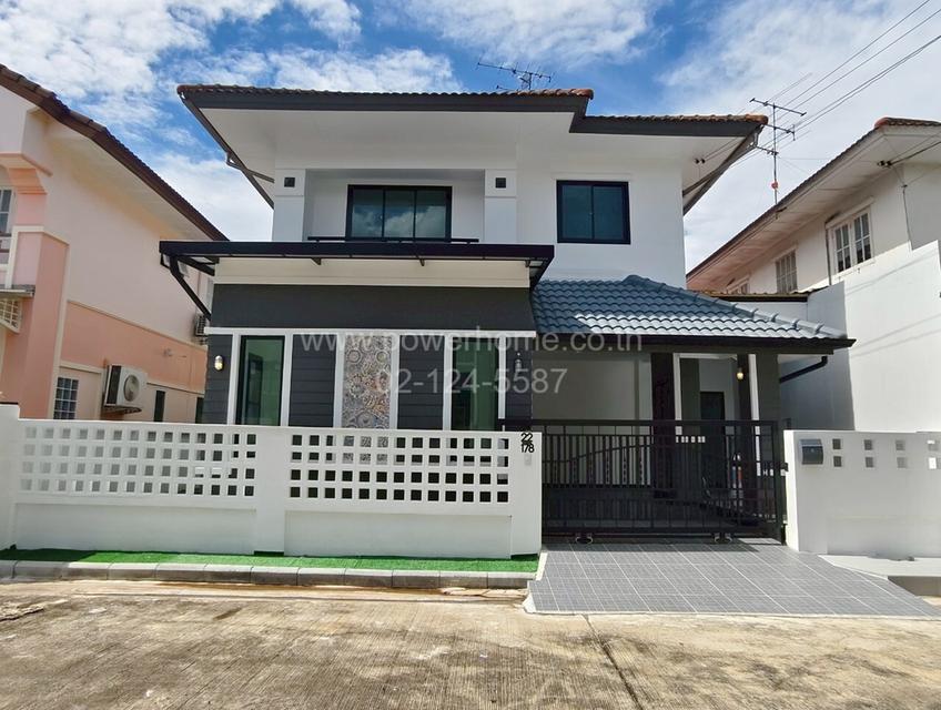 หมู่บ้านบุรีรมย์รามอินทรา - ซาฟารีเวิลด์ ซ.เลียบคลองสอง 23 ใกล้สวนสัตว์ซาฟารีเวิลด์ แขวงคลองสามวาตะวันตก เขตคลองสามวา กรุงเทพมหานคร 1