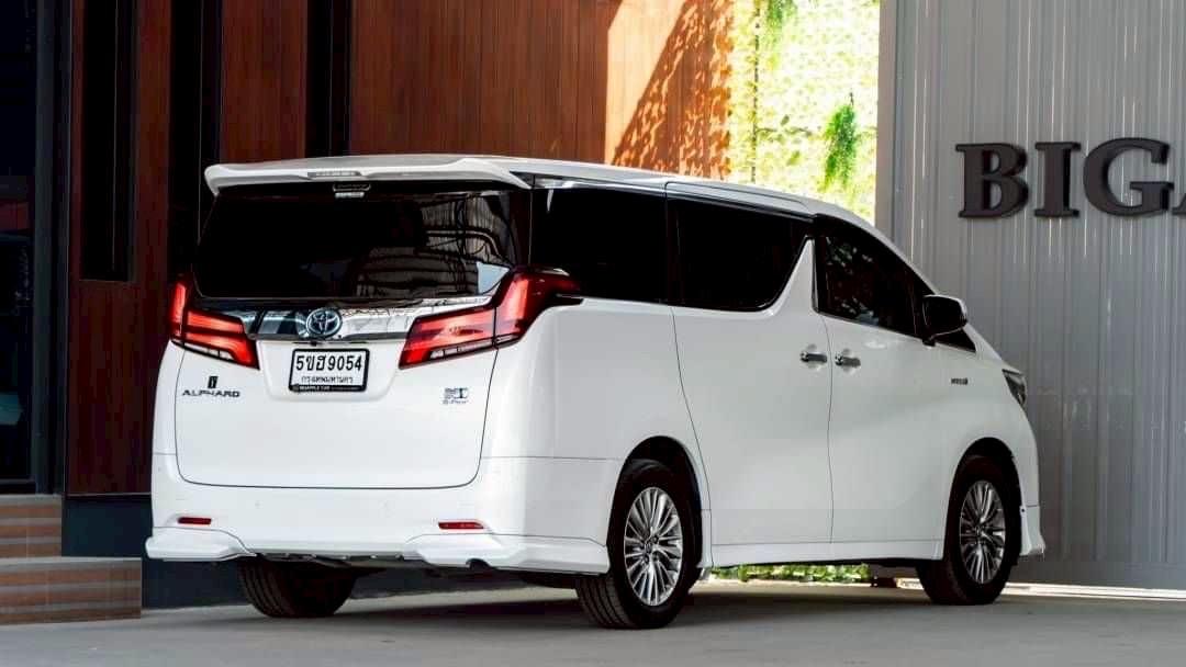 รหัสรถ BAC9054 🚘 TOYOTA ALPHARD 2.5 HYBRID GF PACKAGE 4WD MNC ปี 2018 สีขาวสุดหรู 🏁 3
